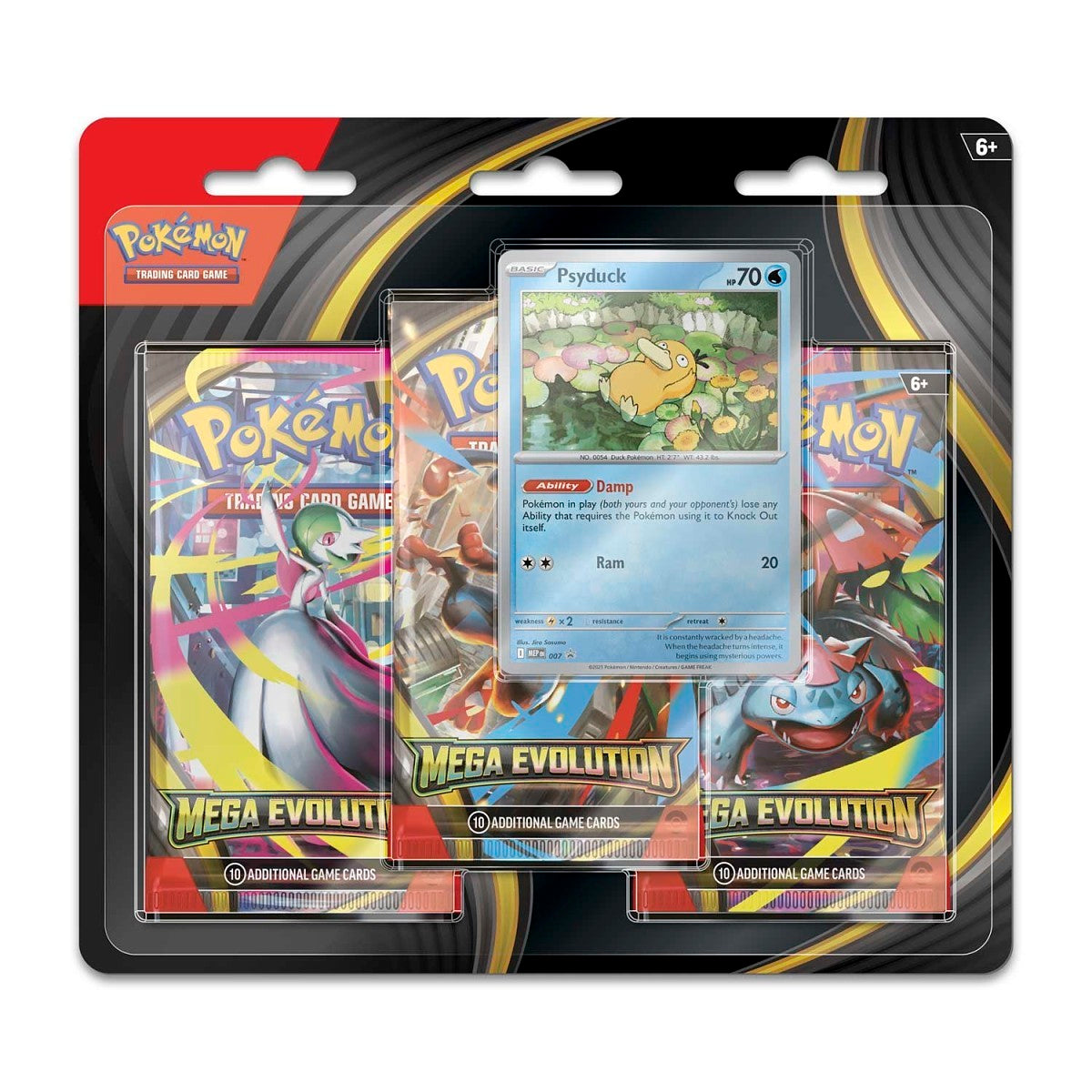 Mega Evolution Three Pack Blister (Psyduck)