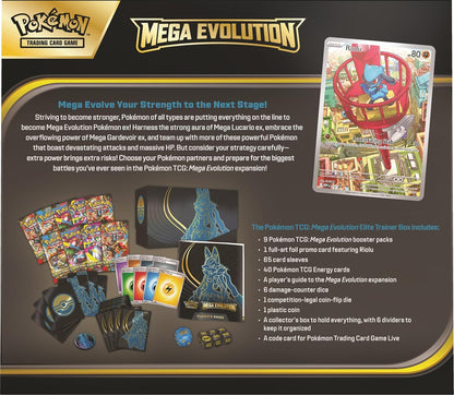 Mega Evolution Elite Trainer Box (Mega Lucario)